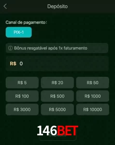 deposits 146BET